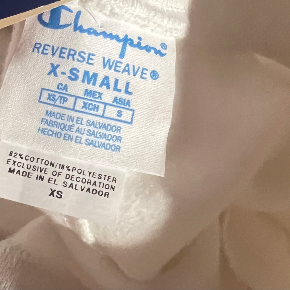 Champion • Women's Reverse Weave Jogger • White • NWT • XS - Picture 3 of 4